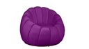 Ver imagem 4 de Kit Poltrona Giratória Concha C/ Puff Veludo Roxo - Londrilar