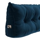Ver imagem 7 de Kit 02 Almofadas para Cabeceira Encosto Apoio Lombar Spot 90cm com Porta Celular Veludo - Desk Desig