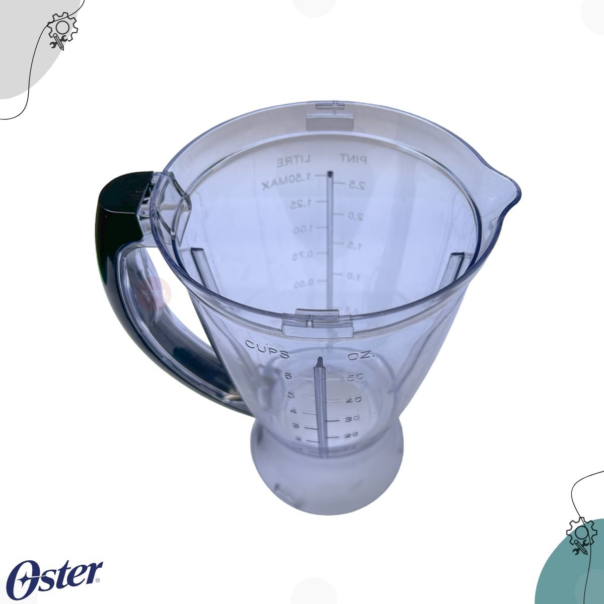 Copo + Facas Multiprocessador Oster Mpr860/870/871 Original - 8