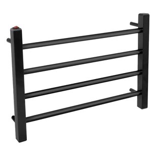 Toalheiro Térmico 1 Toalha com Fio Lado Direito Classic Uno01b Toalheiro Unitário Preto Bivolt