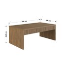 Ver imagem 4 de Mesa de Centro Ripada Articulada Brisa Marrom