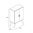 Ver imagem 4 de Organizador Cali Duas Portas Off White – Carmolar Móveis