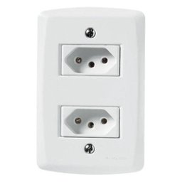 Conjunto Tomada Duplo 20a Lux 2 Tramontina - 1