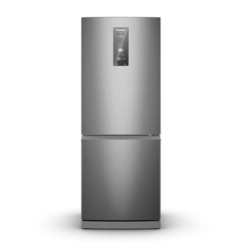 Geladeira Panasonic Inverter Frost Free 475 Litros Aço Escovado BB64 Nr-BB64PV2XC Bivolt