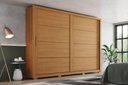 Ver imagem 3 de Guarda-roupa Casal 2 Portas Deslizantes 4 Gavetas Palace Cinamomo Henn