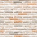 Ver imagem 3 de Papel de Parede Adesivo Tijolo em Tons Bege e Laranja 5m