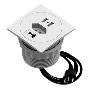 Tomada Multifuncional 1 Tomada 10a 2usb 1 Passa Cabo Branca