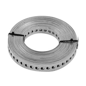 Fita de Aço Perfurado 0,40mm 17mm x 25 Metros - 05957 - FIXWELL