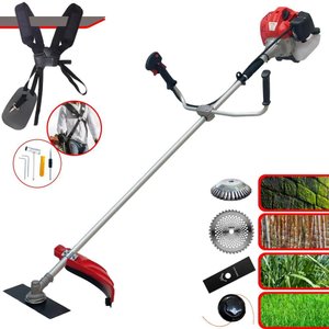 Roçadeira Multifuncional Anmax Cg520p À Gasolina 52cc 2,2hp 10.000rpm C/ 4 Opções de Corte