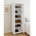 Ver imagem 1 de Armário Sapateira Multiuso 2 Portas Dm-579 Cor:branco