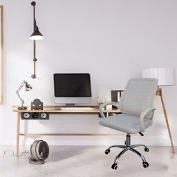 Cadeira de Escritório Esteirinha Tela Mesh Ergonômico Branco - 8