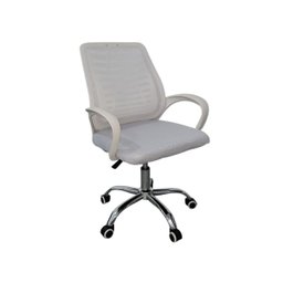 Cadeira de Escritório Esteirinha Tela Mesh Ergonômico Branco - 2
