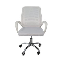 Cadeira de Escritório Esteirinha Tela Mesh Ergonômico Branco - 5