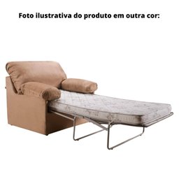 Sofá-cama 1 Lugar MH-1456 Herval Colchão Solteiro Bege K - 3