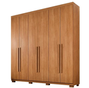 Ver imagem 2 de Guarda Roupa Moscou 6 Portas Cinamomo - Benetil