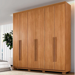 Guarda Roupa Moscou 6 Portas Cinamomo - Benetil - 1