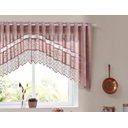 Ver imagem 3 de Cortina Renda Cozinha Cascata 3,00 M X 1,00 Alt Rose: Rose