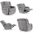 Ver imagem 5 de Poltrona do Papai Reclinável Kalie Power Elétrica Fh9 Linho Cinza - Mpozenato