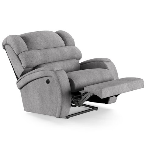 Poltrona do Papai Reclinável Kalie Power Elétrica Fh9 Linho Cinza - Mpozenato