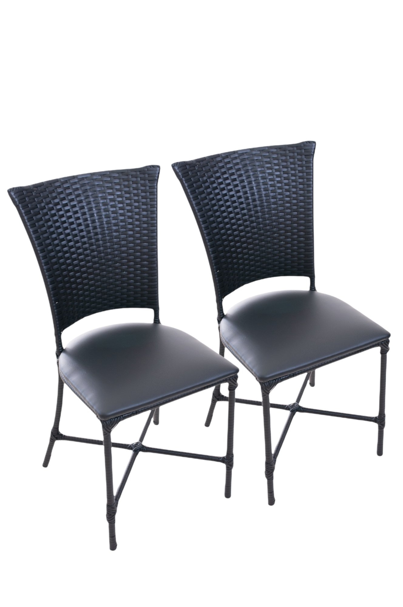 Cadeiras de Cozinha Sala Jantar de Fibra Sintetica:preto - 1