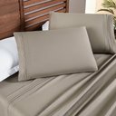 Ver imagem 3 de Jogo de Lençol Casal Yara Bordado 4 Peças Bege