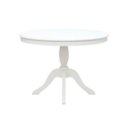Ver imagem 3 de Mesa Redonda 4 Lugares 100cm Branca Torneada Clássico Norah - Iaza Moveis