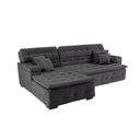 Ver imagem 4 de Sofá Orlando 2.20x2.10m com Chaise, Retrátil e Reclinável - Chumbo