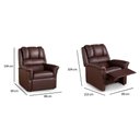 Ver imagem 6 de Poltrona Reclinável P/ Sala Supreme Pandora Two Way Courano Preto