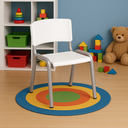 Ver imagem 2 de Kit 7 Cadeiras Infantil Iso, Escola, Base Cinza- Branco