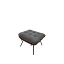 Ver imagem 1 de Puff Costela Suede Cinza