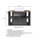 Ver imagem 6 de Gabinete de Banheiro com Cuba 1 Porta 1 Gaveta Toalheiro 80cm Suspenso Multimóveis Crpro-BAL022 Mel