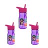 Garrafinha Com Alça Anittinha 500 Ml Rosa Infantil Kit 3un - 1