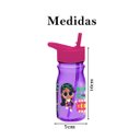 Ver imagem 2 de Garrafinha Com Alça Anittinha 500 Ml Rosa Infantil Kit 3un