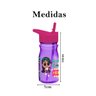 Garrafinha Com Alça Anittinha 500 Ml Rosa Infantil Kit 3un - 2