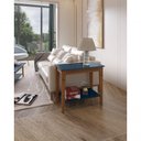 Ver imagem 1 de Mesa de Apoio de Madeira Maciça Veneza Azul Petróleo