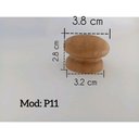 Ver imagem 2 de Puxador Gaveta Madeira Cedro 10 Un