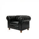 Ver imagem 1 de Poltrona Chesterfield Bourbon Courano Preto