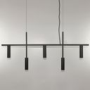 Ver imagem 2 de Pendente Tubo Retangular Metal Preto PD2119