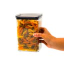 Ver imagem 2 de Pote de Acrílico 1,6l com Tampa Hermético Quadrado - Tüd