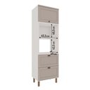 Ver imagem 5 de Armário de Cozinha Genialflex Iluminata Ayla Branco Fendi