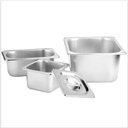 Ver imagem 2 de Cuba Gastronomica Inox Gn 1-6 X100 Rechaud Cozinha Buffet