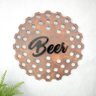 Porta Tampinhas em MDF Corten Beer - 50x50cm - 1