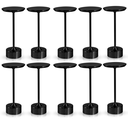 Ver imagem 1 de Kit 10x Luminária de Mesa Touch Candeeiro Led sem Fio Recarregável Grande - Preta