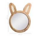 Ver imagem 2 de Espelho Decorativo Infantil 48x37cm Coelho Pinus