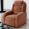 Poltrona para Sala Reclinável Larry Veludo Cobre - 1