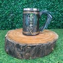Ver imagem 5 de Caneca Medieval Viking 3d Dragão na Espada Decoração Casa