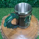 Ver imagem 3 de Caneca Medieval Viking 3d Dragão na Espada Decoração Casa