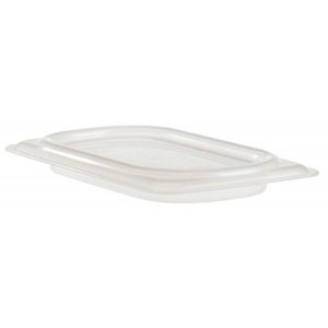 Tampa 1/9 Em Polipropileno Translucida VEDANTE Para Cubas Gastronômicas GN 1/9 Em Poli Original CAMB