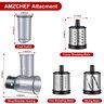 Acessório Fatiador/ralador Amzchef para Juicer com 3 Lâminas Intercambiáveis - 5