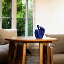 Ver imagem 5 de Escultura Romance Azul Royal de Cerâmica Enfeite de Mesa para Decoração de Sala